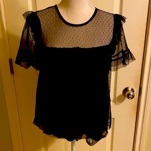 White House black Market lace blouse